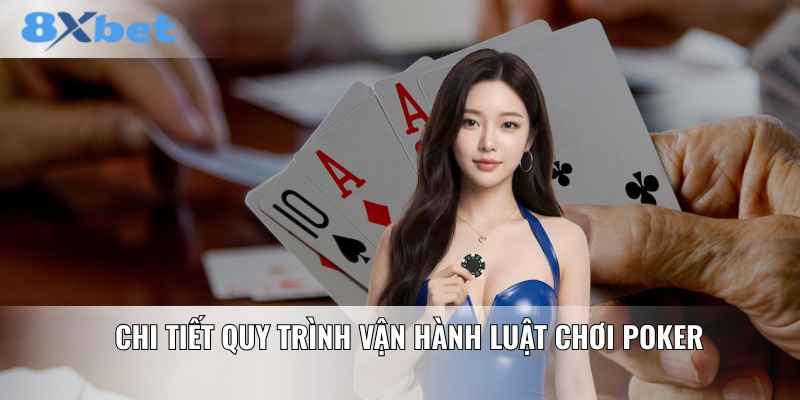 Chi tiết quy trình vận hành luật chơi Poker